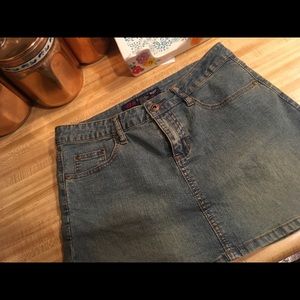 Vintage OTB One Tuff Babe Denim Mini